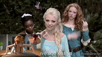 Snowhite and elsa bitch battle