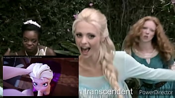 Snowhite and elsa bitch battle