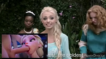 Snowhite and elsa bitch battle