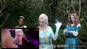 Snowhite and elsa bitch battle