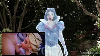 Snowhite and elsa bitch battle