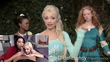 Snowhite and elsa bitch battle