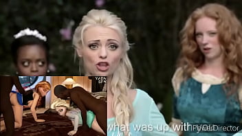 Snowhite and elsa bitch battle