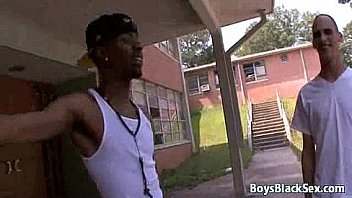 Black Boy And White Guy In Interracial Gay Scene 20 thumbnail
