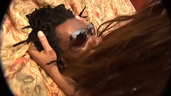 Janet jacme cums hard on a large cock