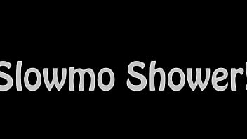 Nikki benz soaps up her tits & masturbates her during shower time