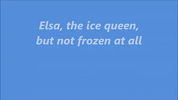 Elsa from arendelle without panty