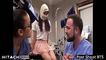 Human guinea pig gets mandatory hitachi orgasms from nurse patient 135