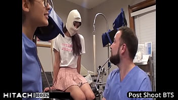 Human guinea pig gets mandatory hitachi orgasms from nurse patient 135