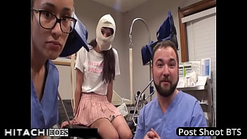 Human guinea pig gets mandatory hitachi orgasms from nurse patient 135