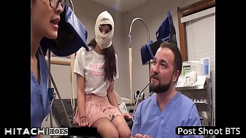 Human guinea pig gets mandatory hitachi orgasms from nurse patient 135