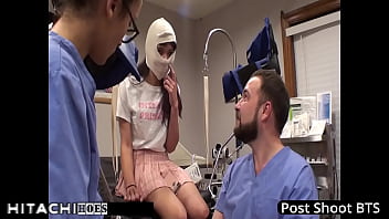 Human guinea pig gets mandatory hitachi orgasms from nurse patient 135