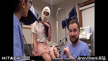 Human guinea pig gets mandatory hitachi orgasms from nurse patient 135