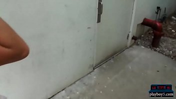 Real girlfriends fucked and filmed outdoor in public