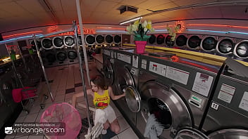 Vr skinny ginger babe fucks in the laundry room