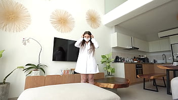 Home nurse craves my thick cock during checkup