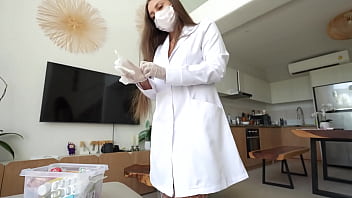 Home nurse craves my thick cock during checkup