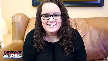 Big titted brunette harper b sucks a cock and swallows the cumshot