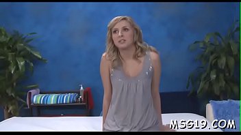 Peachy blondie receives big o