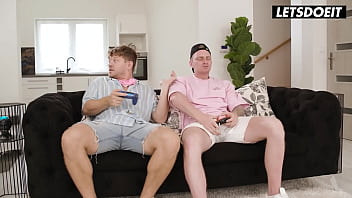 Blonde cum slut seduces big dick stepbros in steamy threeway letsdoeit Blonde cum slut seduces big dick stepbros in steamy threeway letsdoeit
