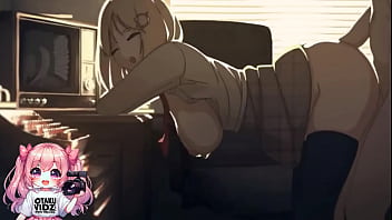 Blonde girl getting fucked doggy and cum on face