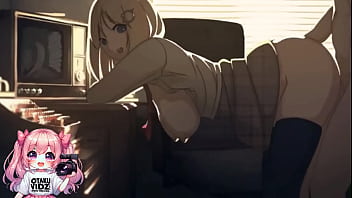 Blonde girl getting fucked doggy and cum on face