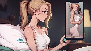 My new girlfriend #06 blonde step sister loves to show me her massive ass