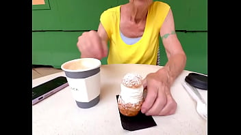 Walking around the new victoria ward park and having coffee and a pastry at dean & deluca