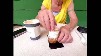 Walking around the new victoria ward park and having coffee and a pastry at dean & deluca