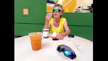 Walking around the new victoria ward park and having coffee and a pastry at dean & deluca