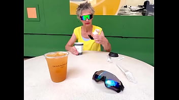 Walking around the new victoria ward park and having coffee and a pastry at dean & deluca