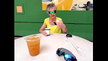 Walking around the new victoria ward park and having coffee and a pastry at dean & deluca