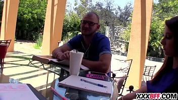 Slutty study group gets dicked