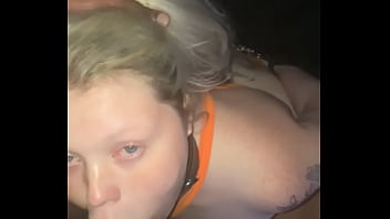 Cheating slut pawg loves being tied up and face fucked by bbc