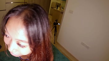 Asian interracial anal creampie