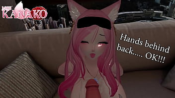 I get gagged and blindfolded while you cum all over my catgirl body