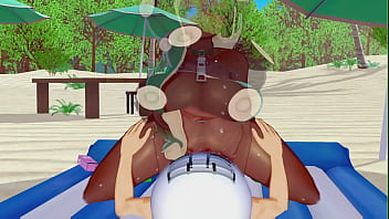 Marina ida having sex while sunbathing