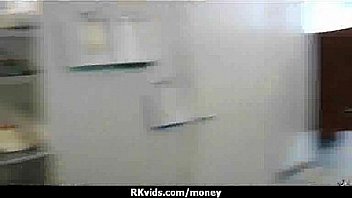 Desperate teen naked in public and fucks to pay rent 4