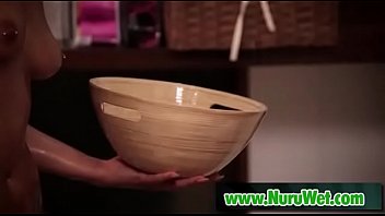 Hot masseuse gives pleasure