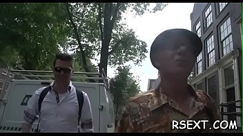 Large titted floozy takes the bone