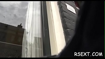 Large titted floozy takes the bone