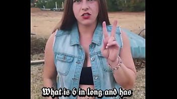 What is 6 inches long and has two nuts at the end of it #explore #comedy #fyp