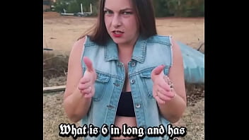 What Is 6 Inches Long And Has Two Nuts At The End Of It #explore #comedy #fyp thumbnail