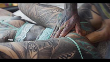 Tattooed Teen Balls Deep Fucking thumbnail