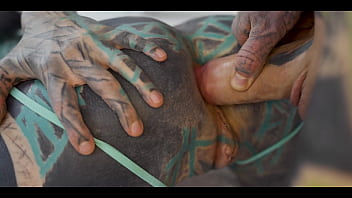 Tattooed teen balls deep fucking