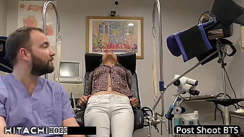 Human guinea pig gets mandatory hitachi orgasms from nurse miss mars