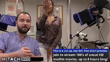 Human guinea pig gets mandatory hitachi orgasms from nurse miss mars