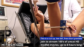 Human guinea pig gets mandatory hitachi orgasms from nurse miss mars