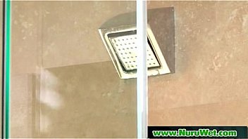 Blonde babe gives nuru massage 01