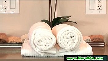 Blonde babe gives nuru massage 01